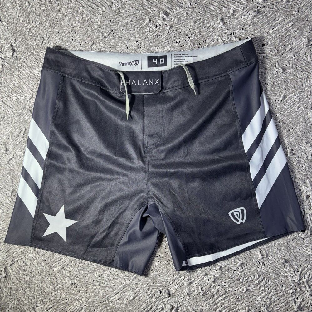 Phalanx Shorts Mens 40 Activewear Stretch Training Boxing Martial Arts Black